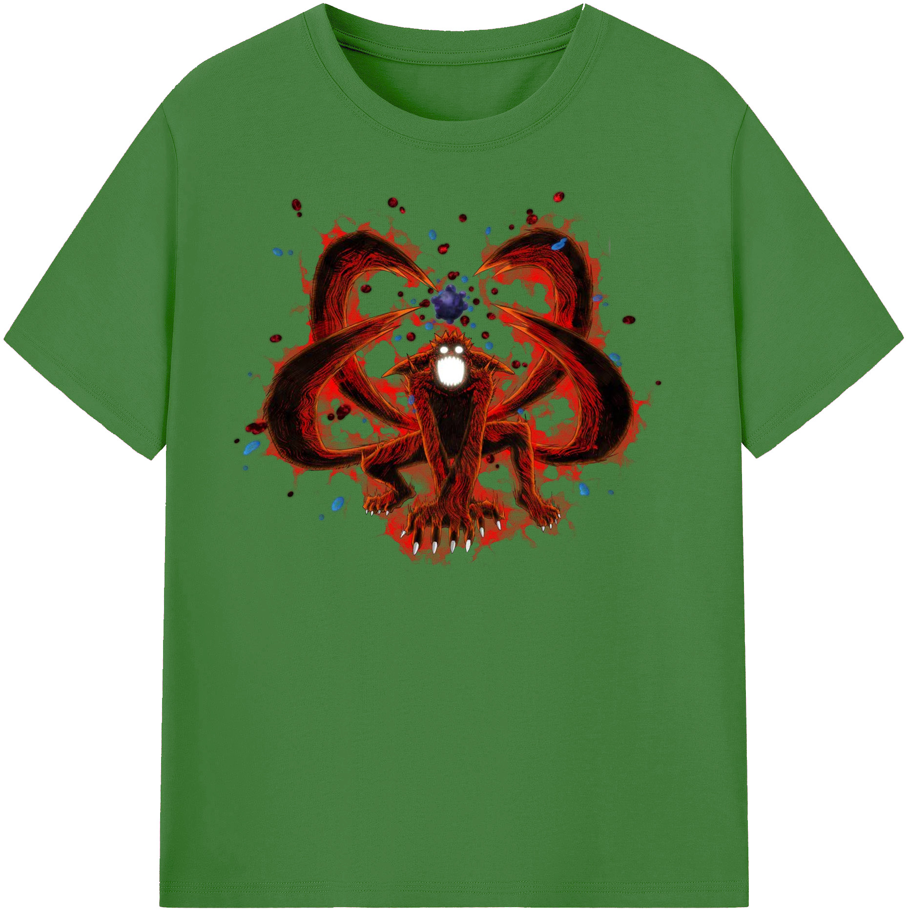 （画像用） NARUTO -ナルト- うずまき ナルト Uzumaki Naruto レディースカジュアルプリントTシャツ（綿100％）